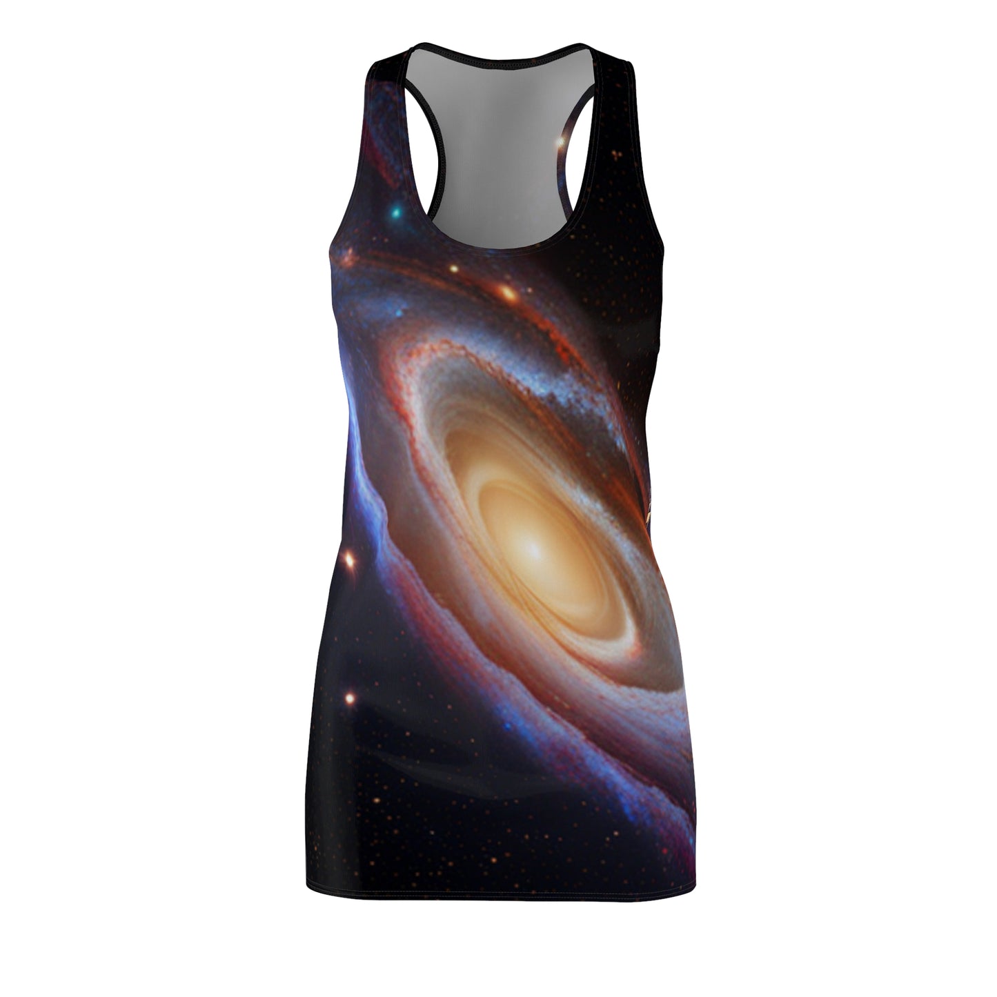 Galaxy "The Stars are the Limit " Women's Cut & Sew Racerback Dress (AOP)