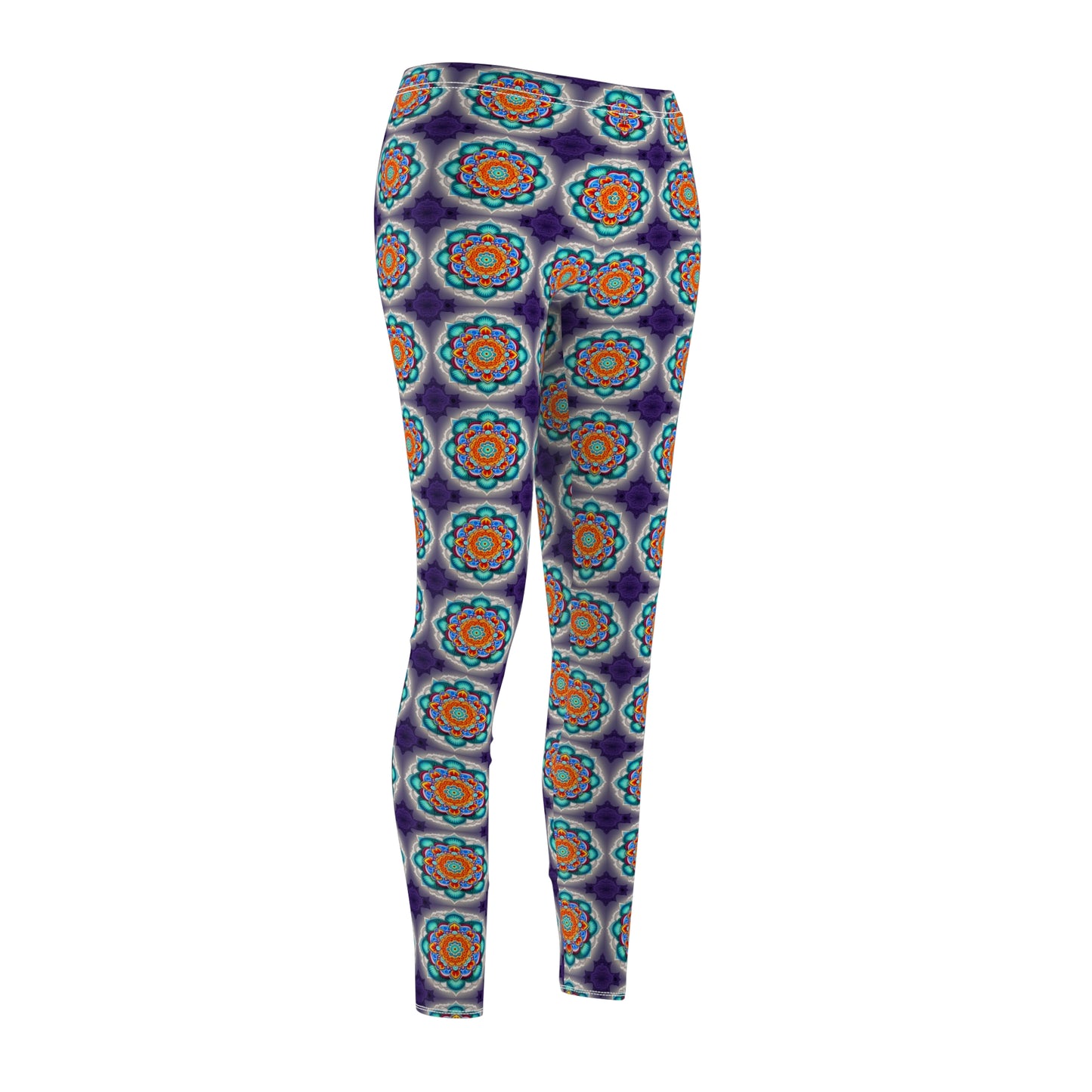 Mandala" Women's Cut & Sew Casual Leggings (AOP)