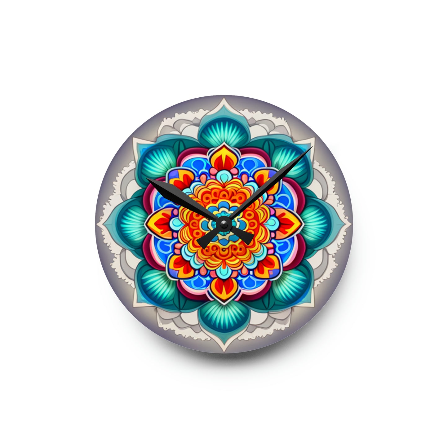 Mandala" Acrylic Wall Clock