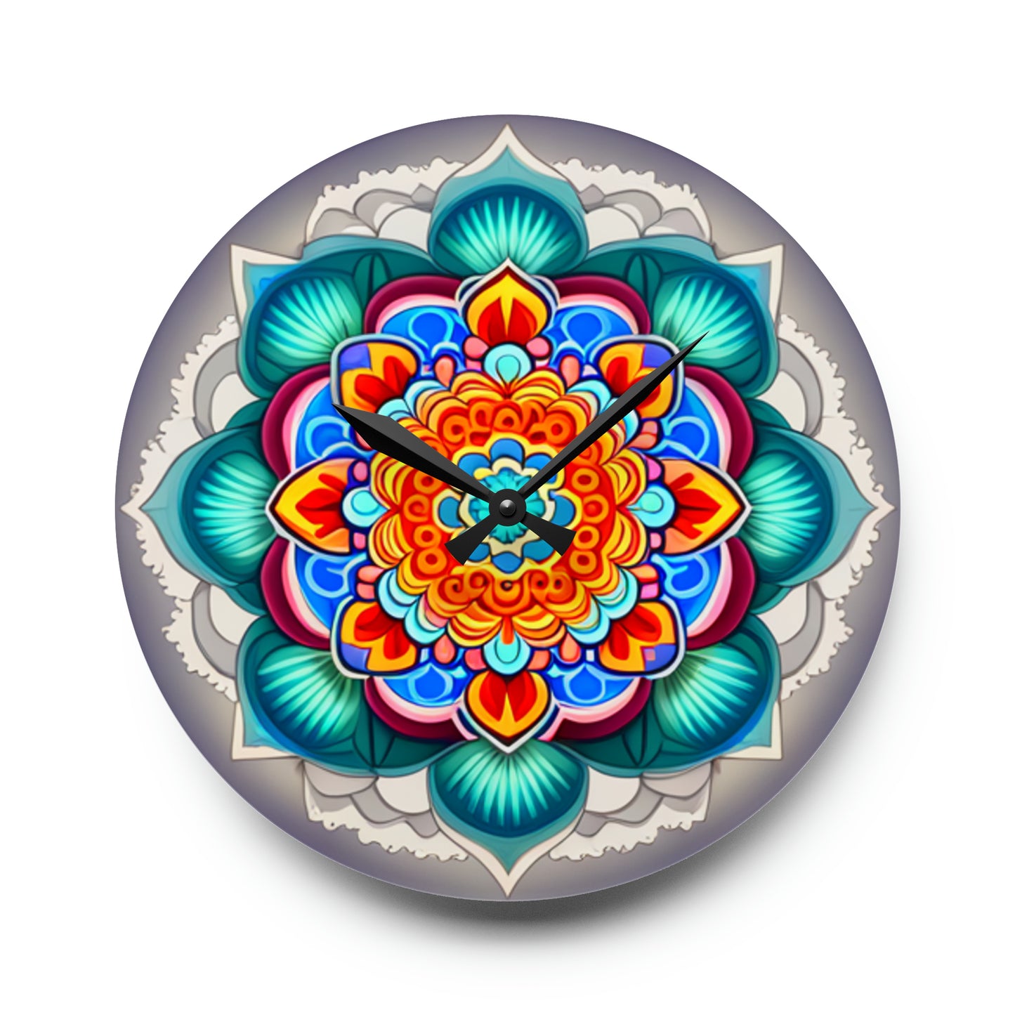 Mandala" Acrylic Wall Clock