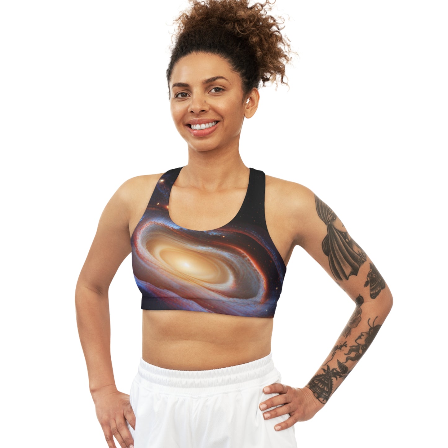 Galaxy Seamless Sports Bra (AOP)