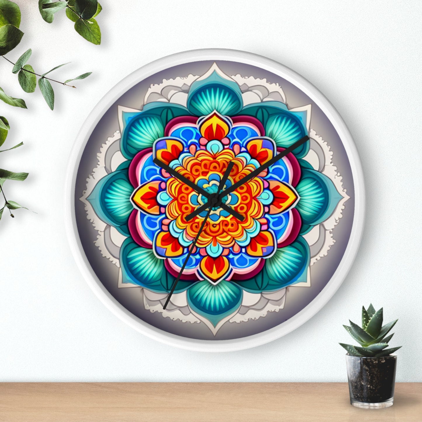 Mandala" Wall Clock