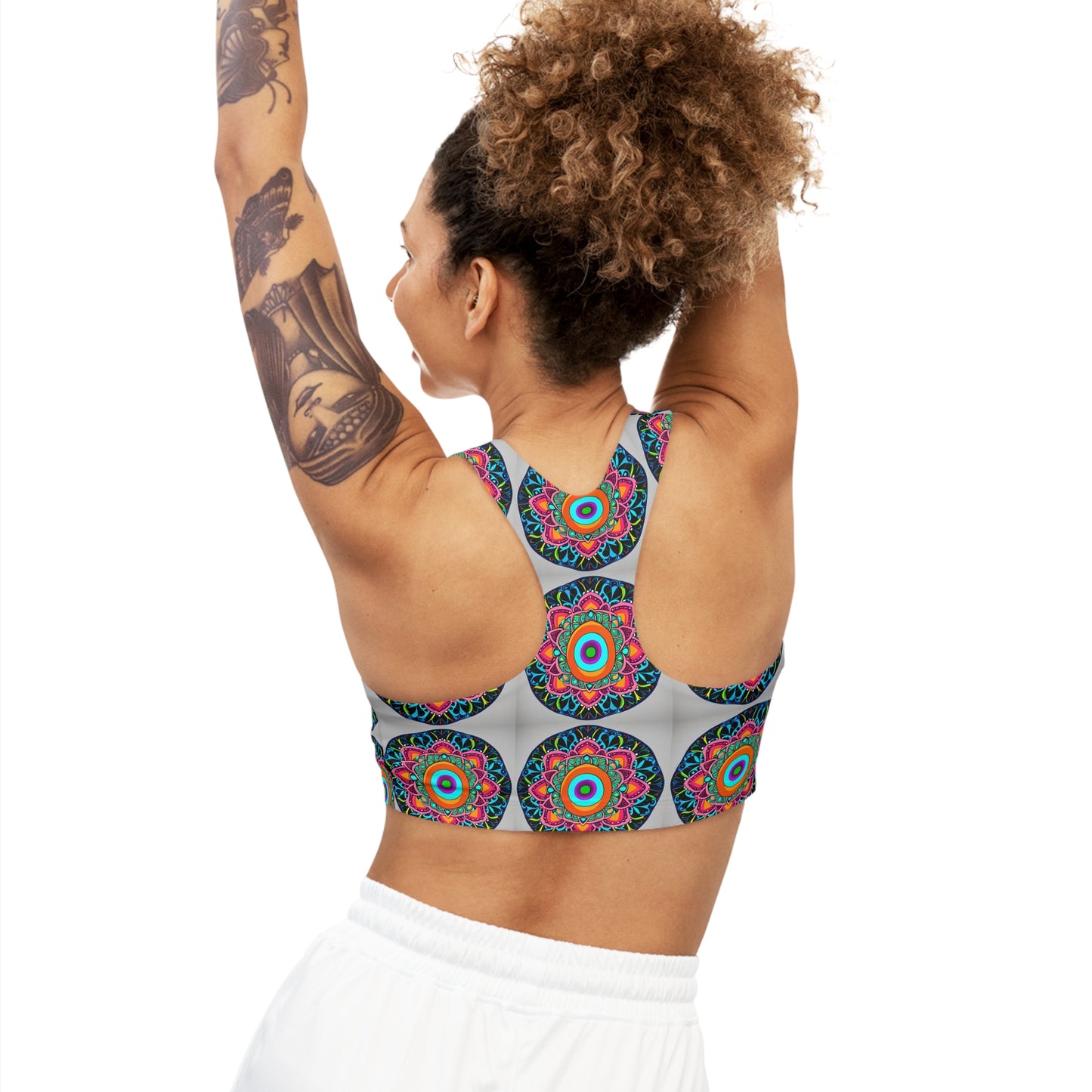 Mandala" Seamless Sports Bra (AOP)