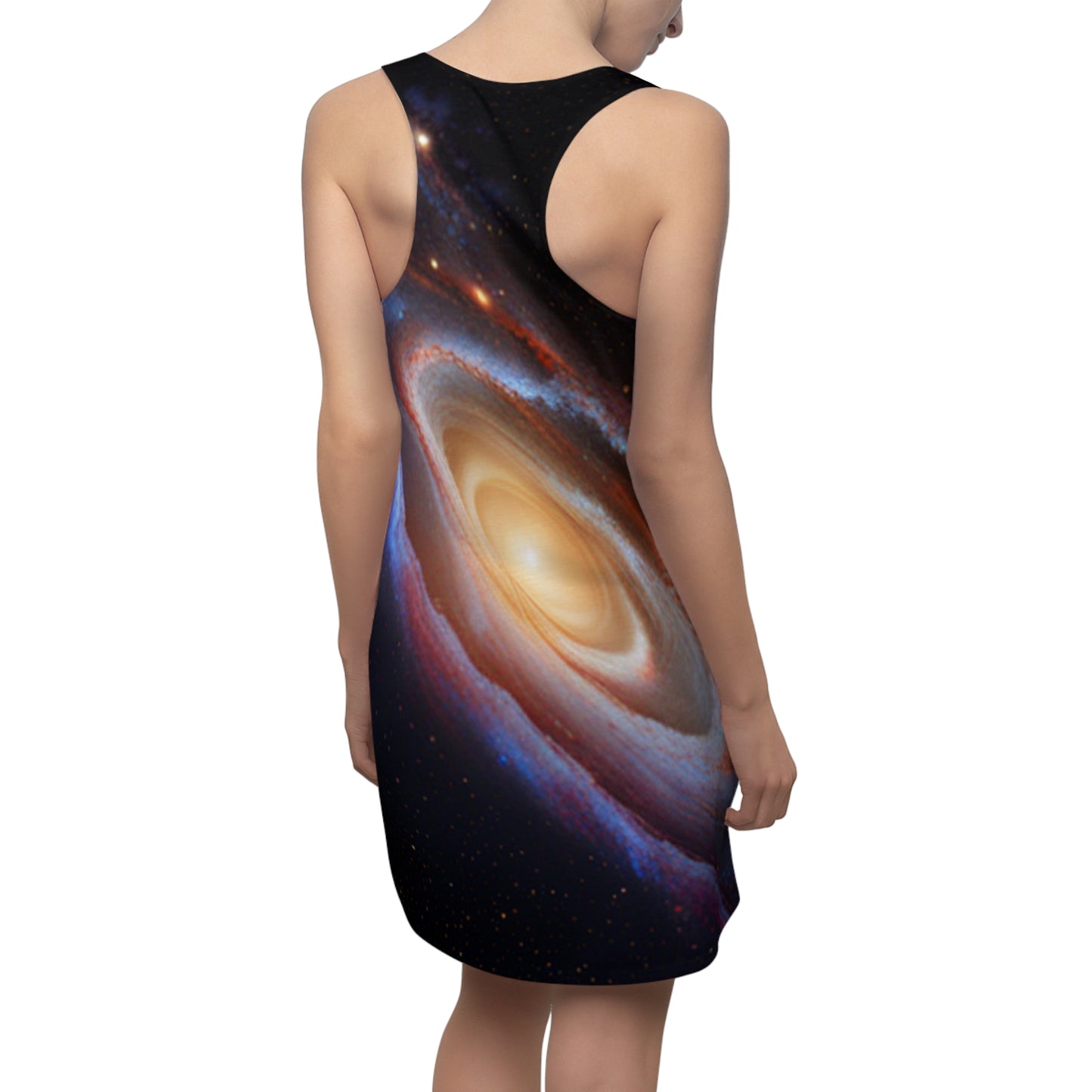 Galaxy "The Stars are the Limit " Women's Cut & Sew Racerback Dress (AOP)