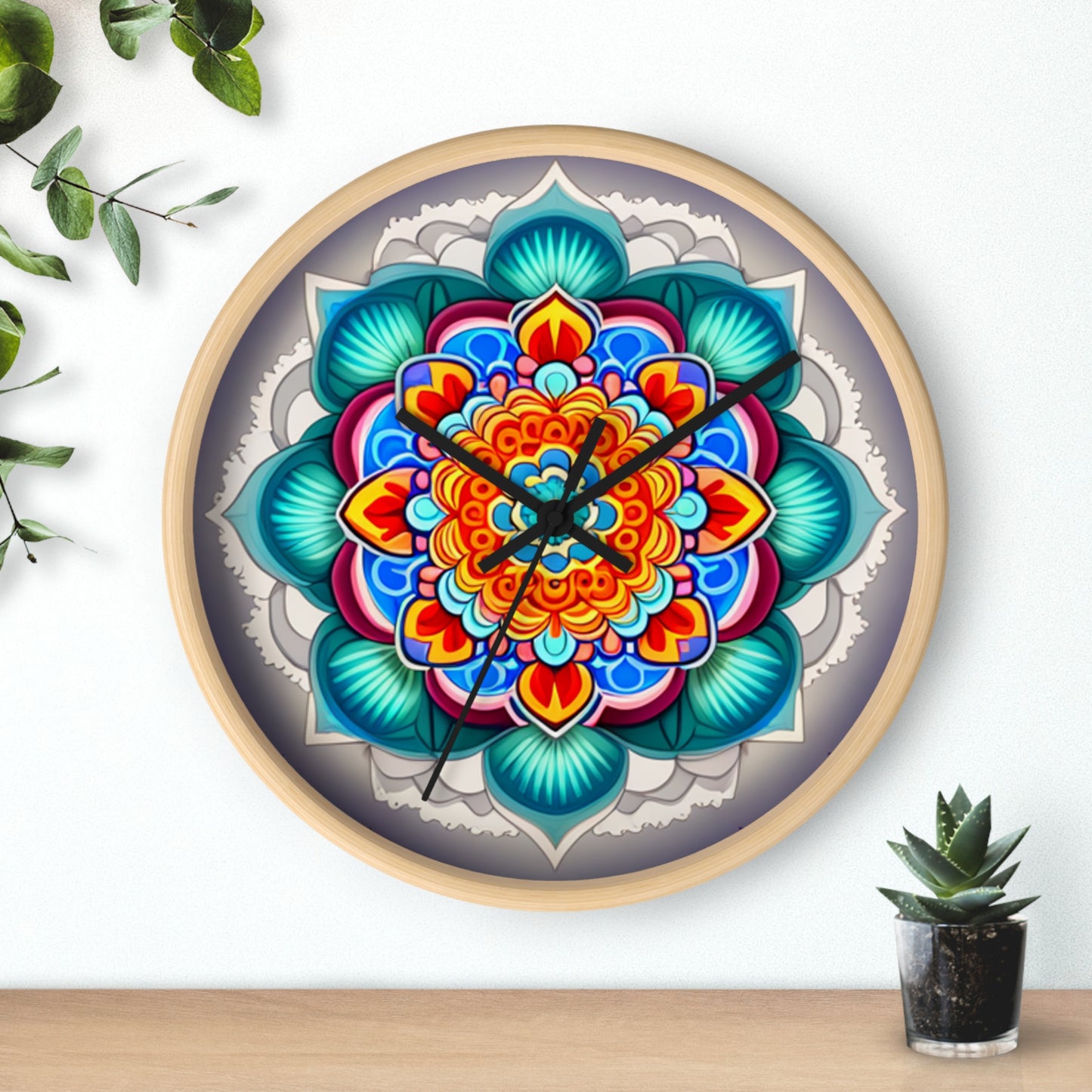 Mandala" Wall Clock