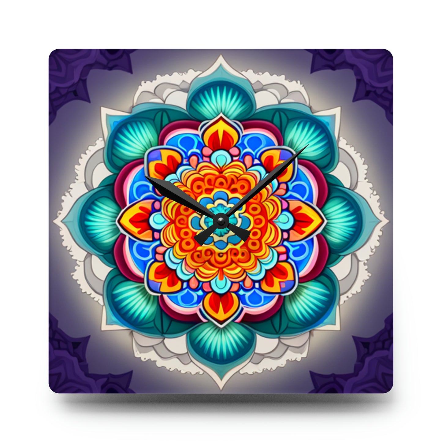 Mandala" Acrylic Wall Clock