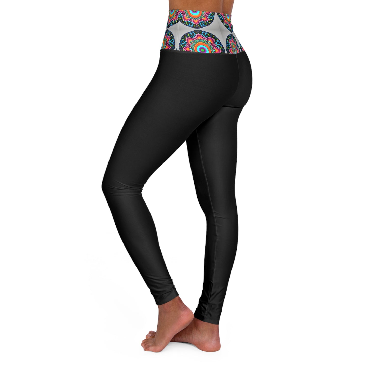 Mandala" High Waisted Yoga Leggings (AOP)