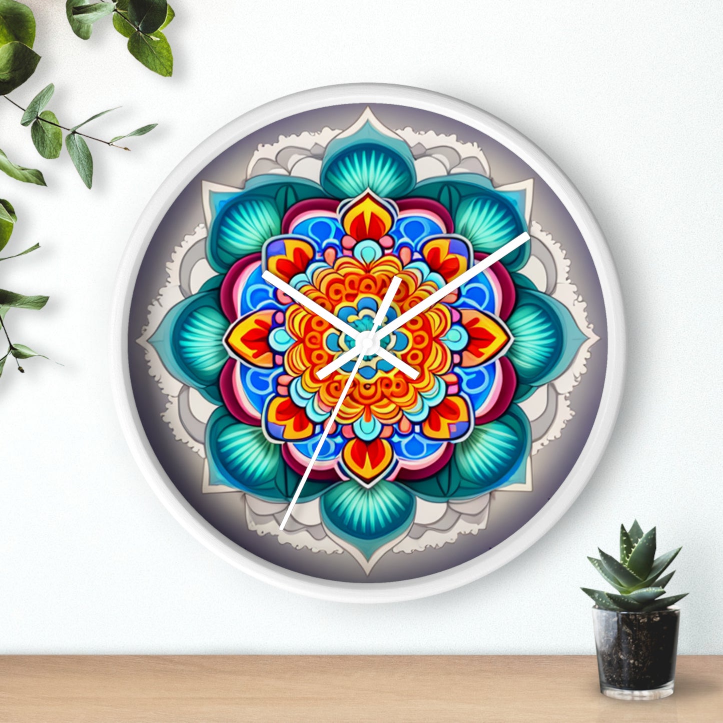 Mandala" Wall Clock