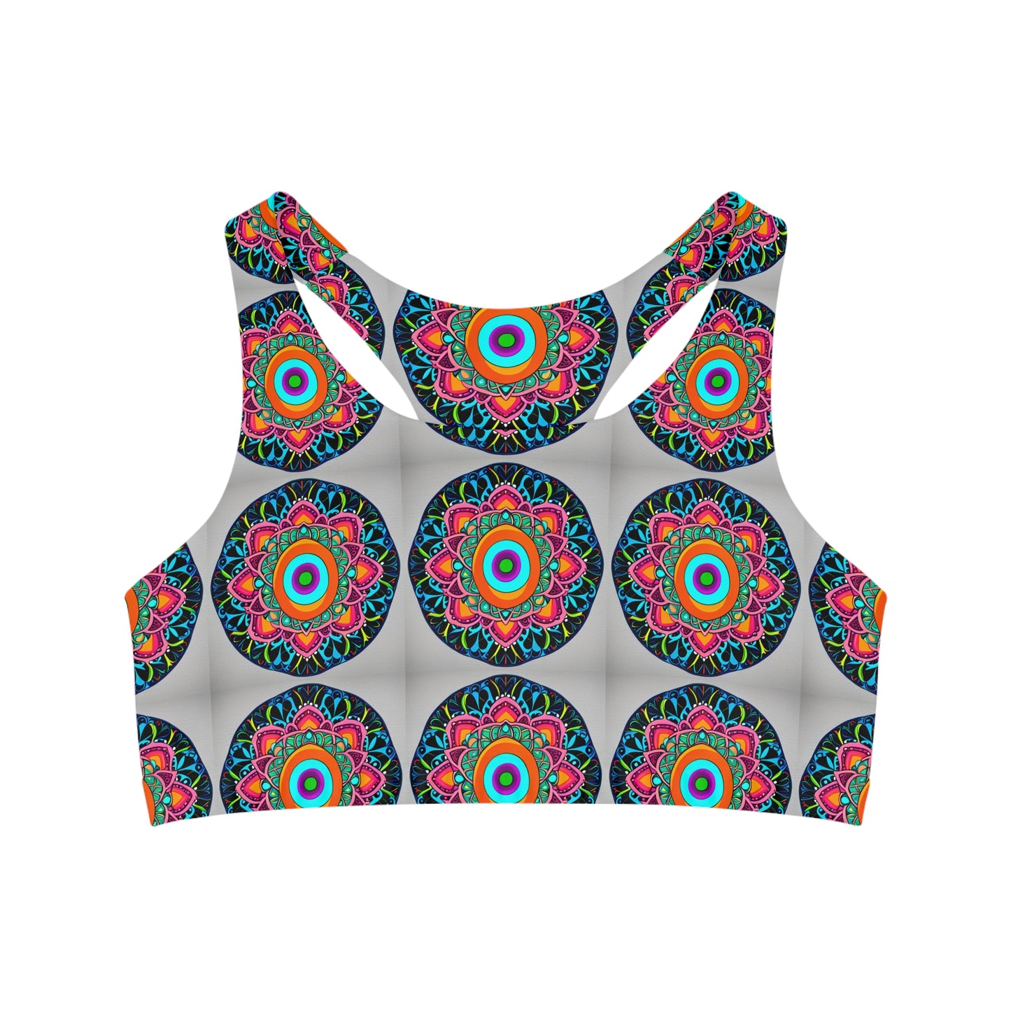 Mandala" Seamless Sports Bra (AOP)