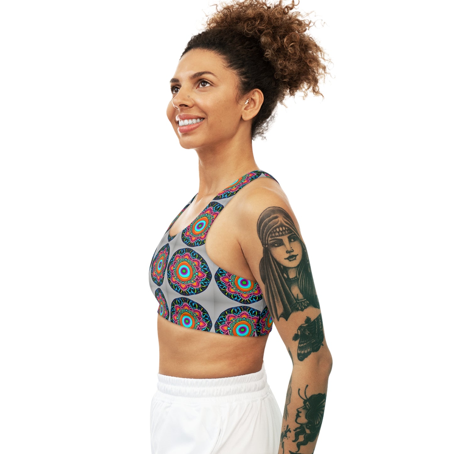 Mandala" Seamless Sports Bra (AOP)