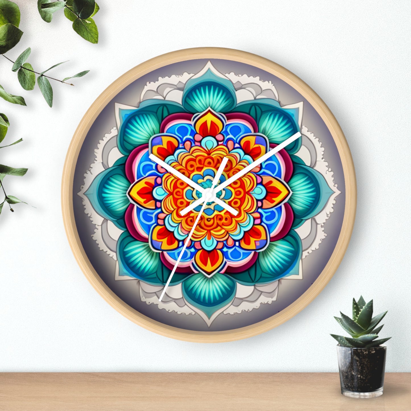 Mandala" Wall Clock