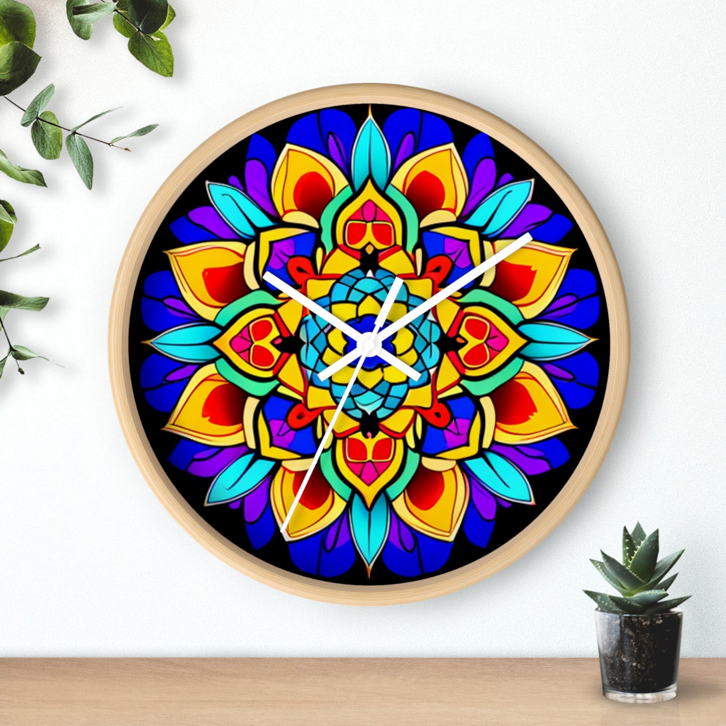 Mandala" Wall Clock