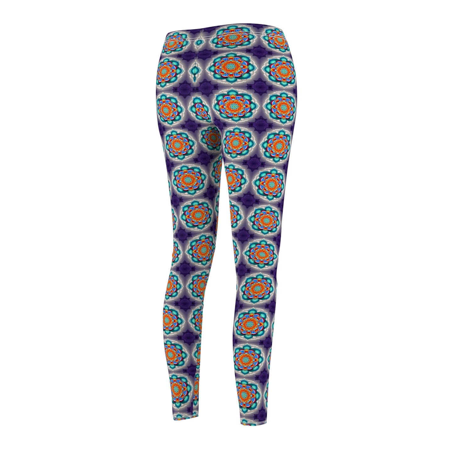 Mandala" Women's Cut & Sew Casual Leggings (AOP)