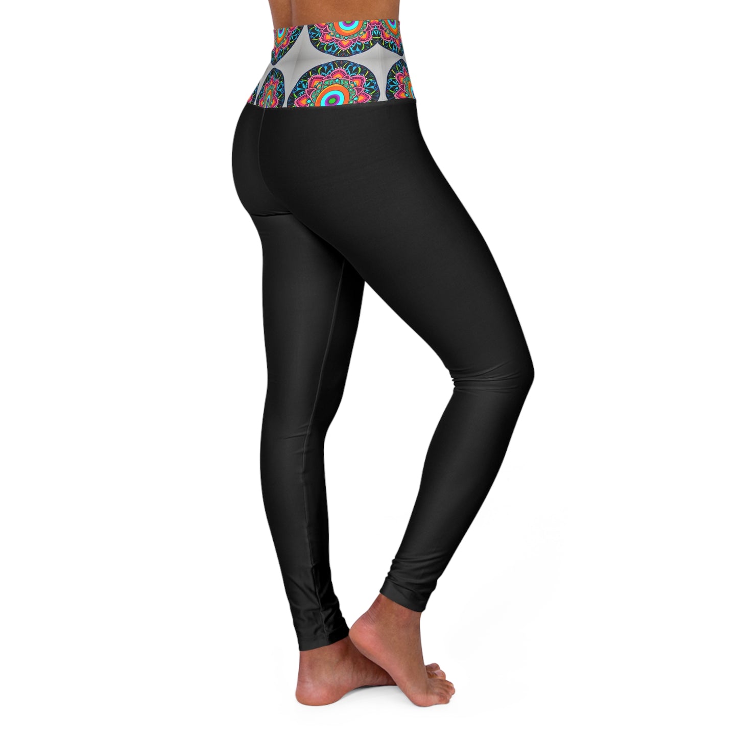 Mandala" High Waisted Yoga Leggings (AOP)