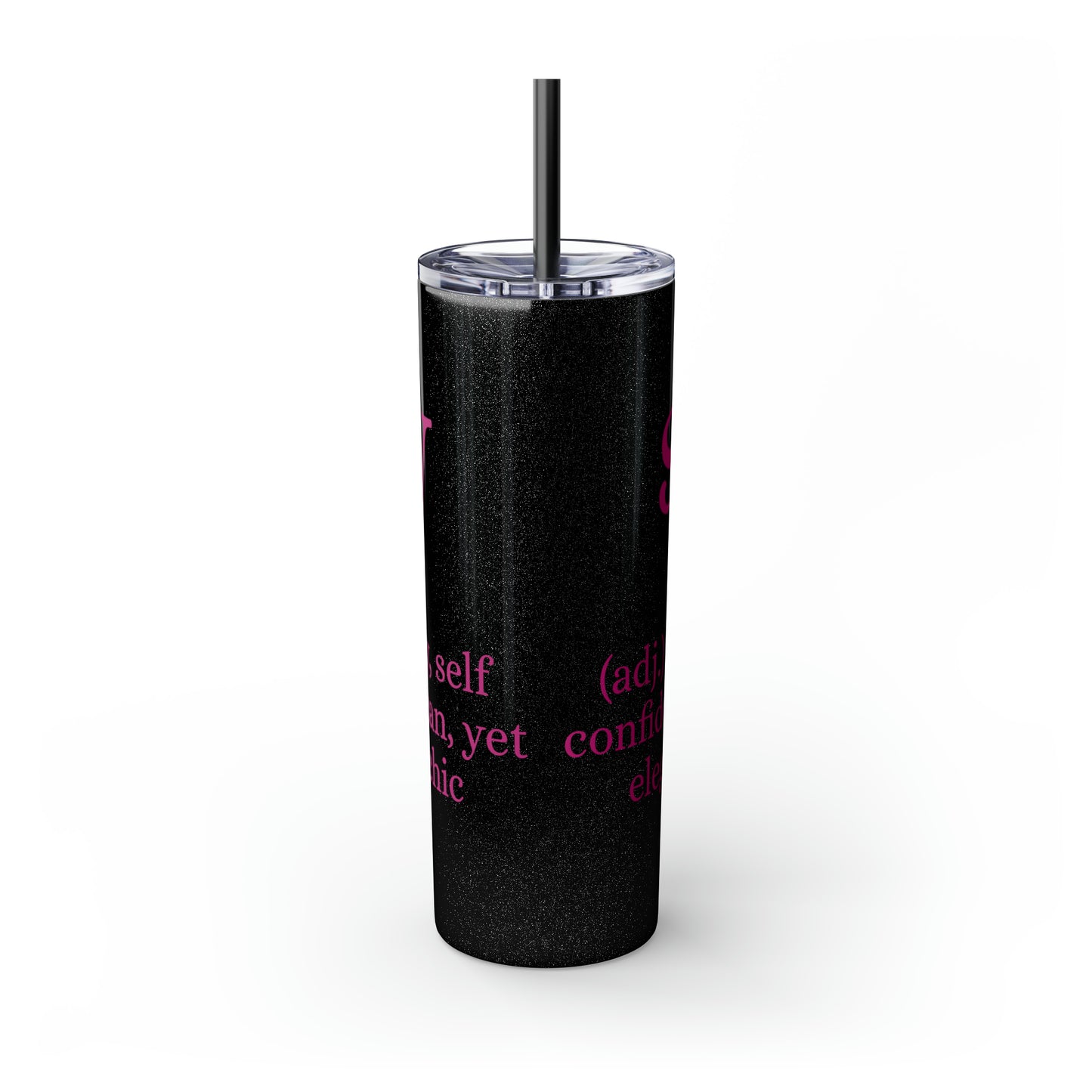 Sassy Skinny Tumbler with Straw, 20oz